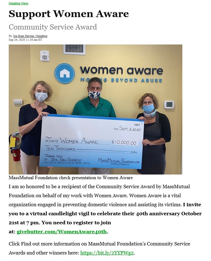 Joe Del Guercio award